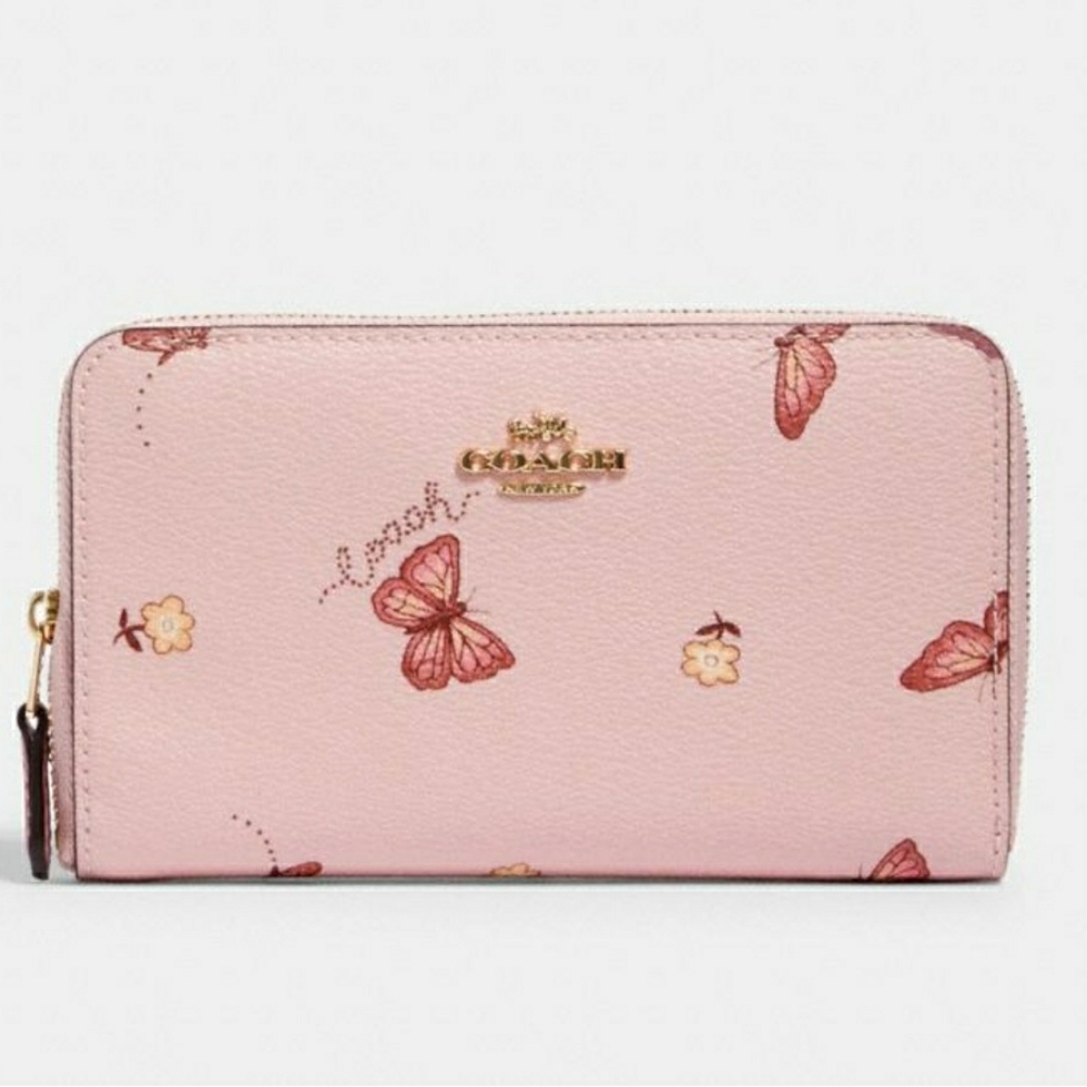 Coach Zip Around Medium Wallet